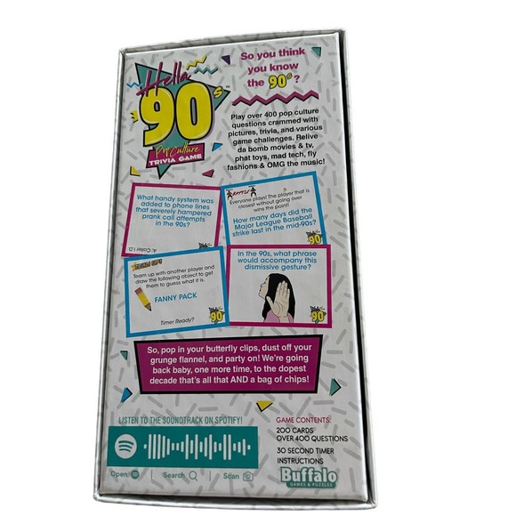 Hello 90’s Pop Culture Trivia Game Complete - Picture 2 of 3